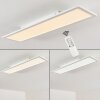 Salmi Taklampa, Panel LED Vit, 1-ljuskällor, Fjärrkontroll