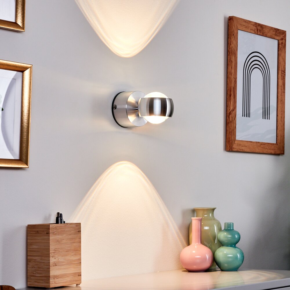 Florenz Up & Down Lampa, Vägglampa, Vägglampa med lins LED Aluminium, 2-ljuskällor main product photo