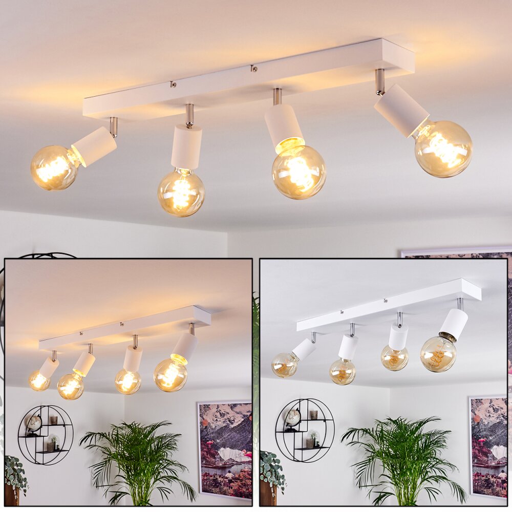 Tulla Taklampa, Takstrålkastare Vit, 4-ljuskällor main product photo