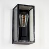 Hakkas vägglampa utomhus Svart, Silver, 1-ljuskällor Hakkas vägglampa utomhus Svart, Silver, 1-ljuskällor