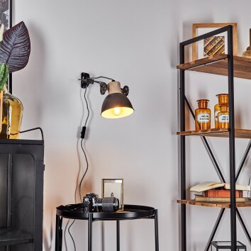 Orny Vägglampa, Läslampa Brun, Trä ljus, 1-ljuskällor Orny Vägglampa, Läslampa Brun, Trä ljus, 1-ljuskällor