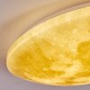 Keru Taklampa LED Vit, 1-ljuskällor, Fjärrkontroll