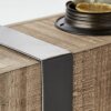 Brilliant Woodhill Bordslampa Trä mörkt, Svart, 4-ljuskällor