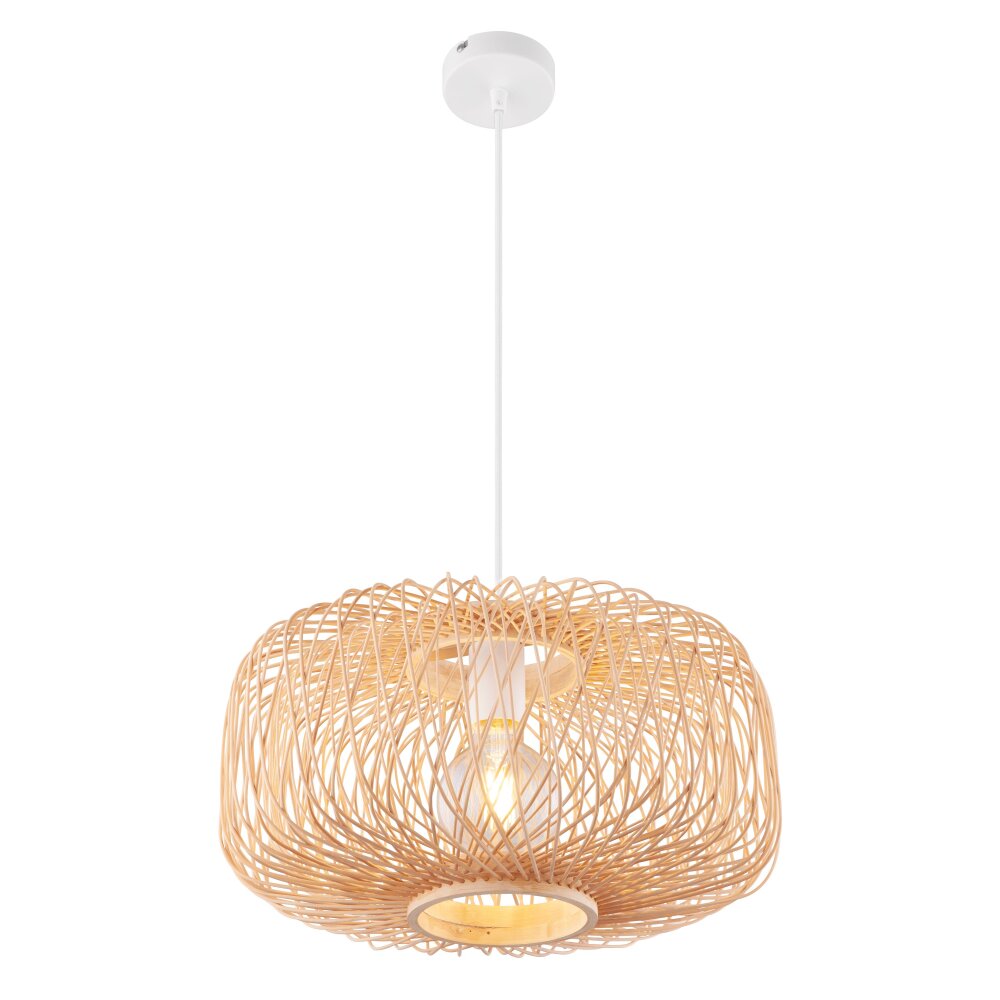 Globo LUCIA Pendellampa Vit, 1-ljuskällor main product photo