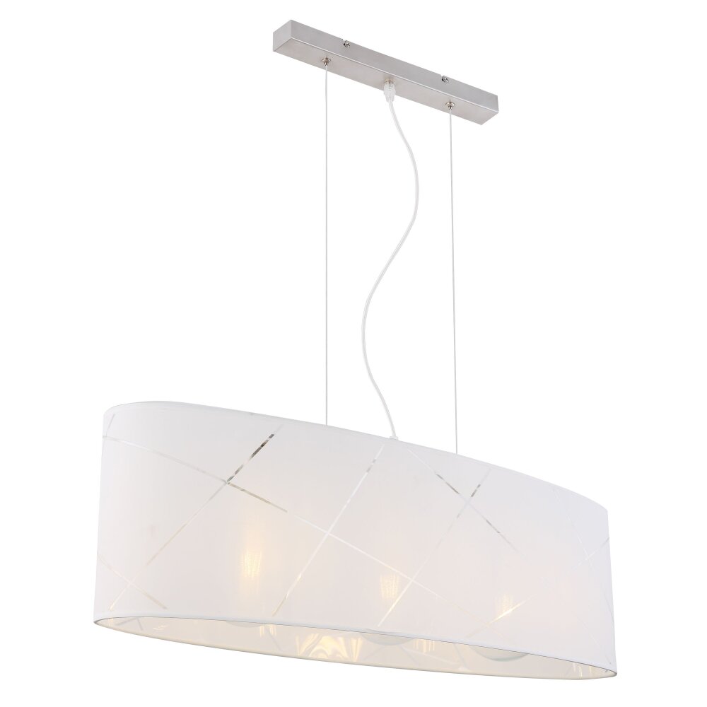 Globo NEMMO Pendelbelysning Silver, 3-ljuskällor main product photo