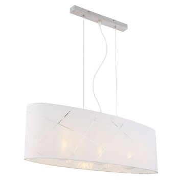 Globo NEMMO Pendellampa, Pendelbelysning Silver, 3-ljuskällor