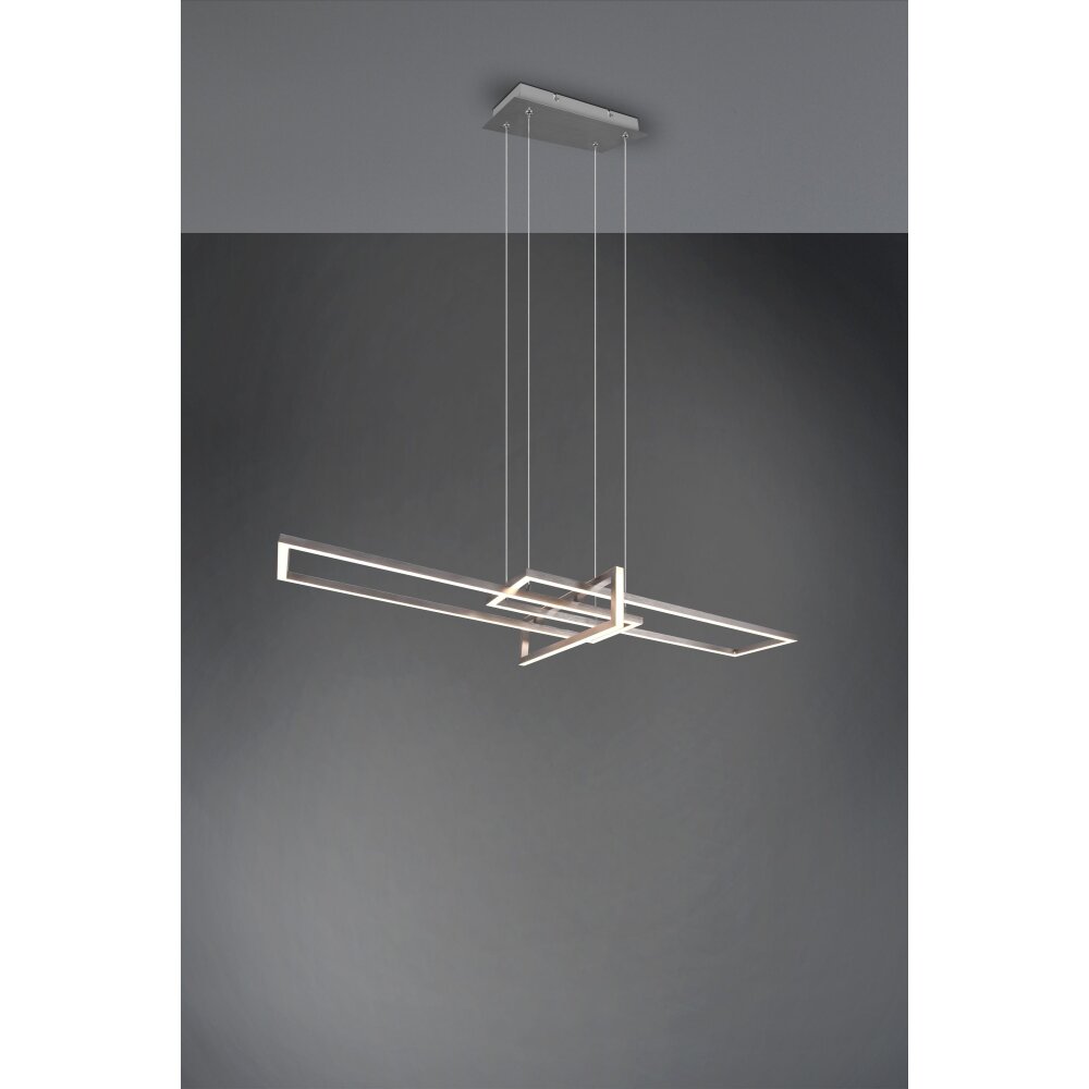 Trio Lampor Salinas Pendelbelysning LED Nickel matt, 1-ljuskällor main product photo