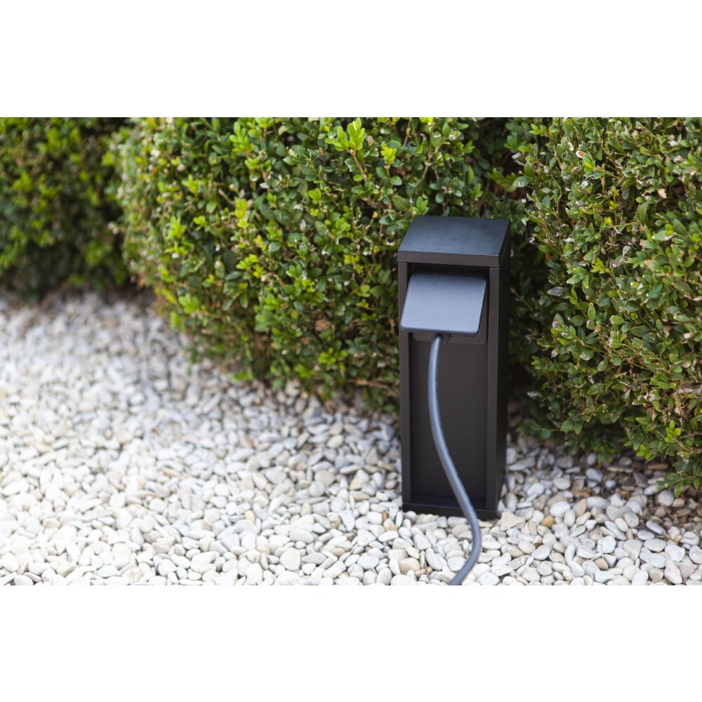 Lutec Lampor MAINS Utomhusuttag Svart main product photo