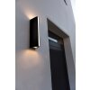 Lutec Lampor LEO vägglampa utomhus LED Svart, 2-ljuskällor