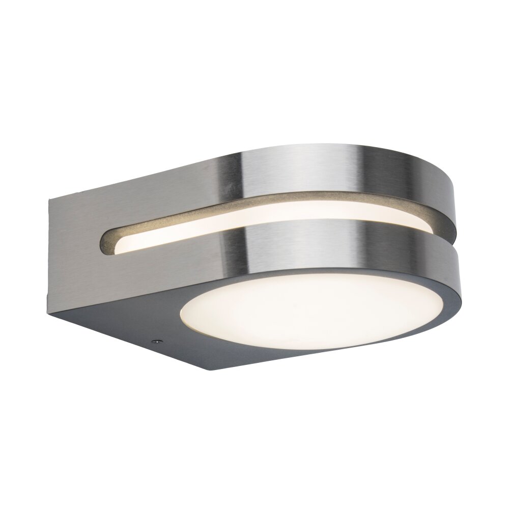 Lutec Lampor FANCY vägglampa utomhus LED Rostfritt stål, 1-ljuskällor main product photo