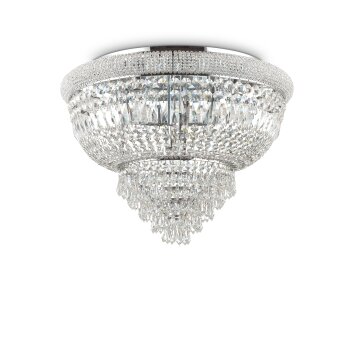 Ideallux DUBAI Taklampa Krom, 24-ljuskällor