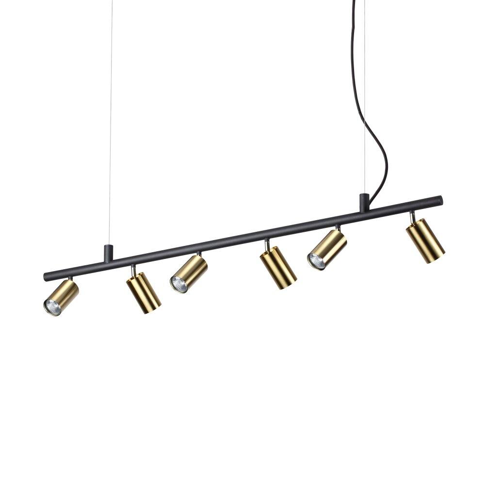 Ideallux DYNAMITE Pendelbelysning Svart, 6-ljuskällor main product photo