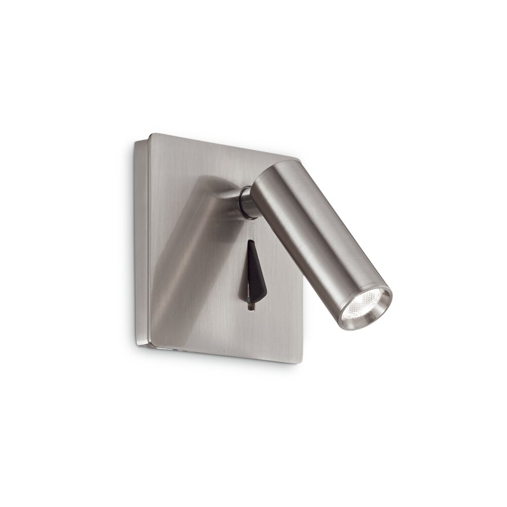 Ideallux LITE Vägglampa LED Nickel matt, 1-ljuskällor main product photo