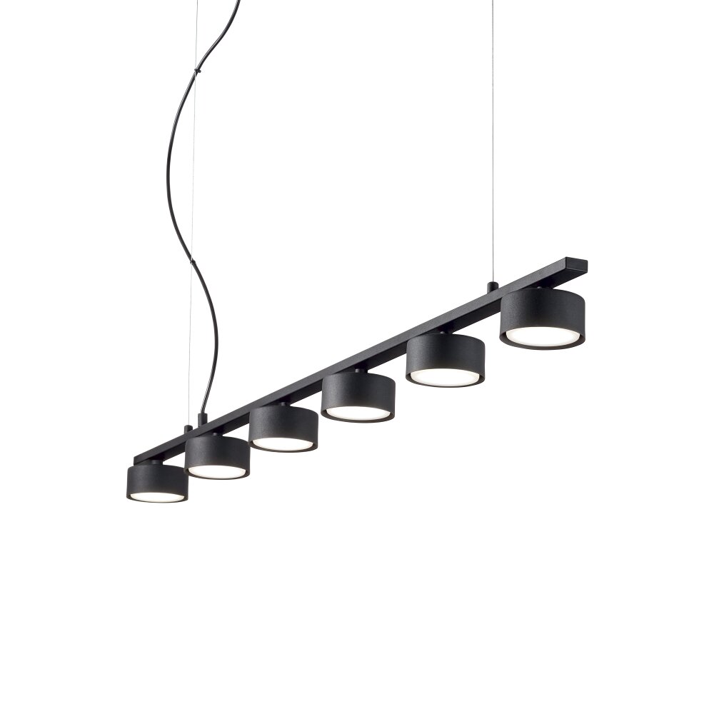 Ideallux MINOR Pendelbelysning Svart, 6-ljuskällor main product photo