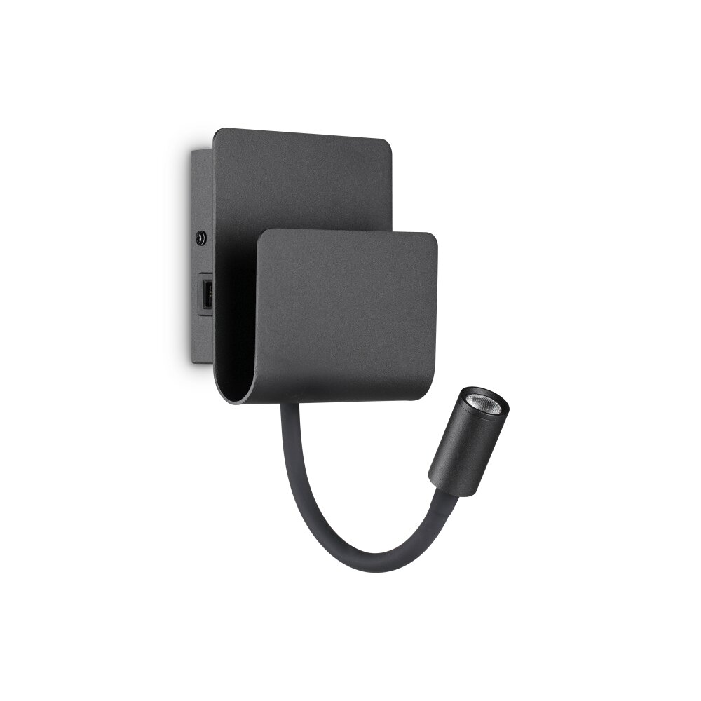 Ideallux PROBE Vägglampa LED Svart, 1-ljuskällor main product photo