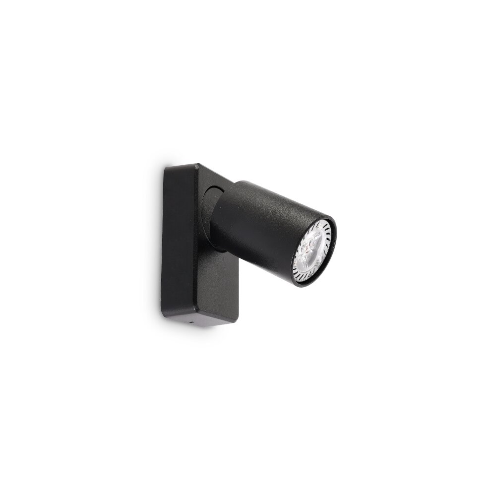 Ideallux RUDY Vägglampa Svart, 1-ljuskällor main product photo