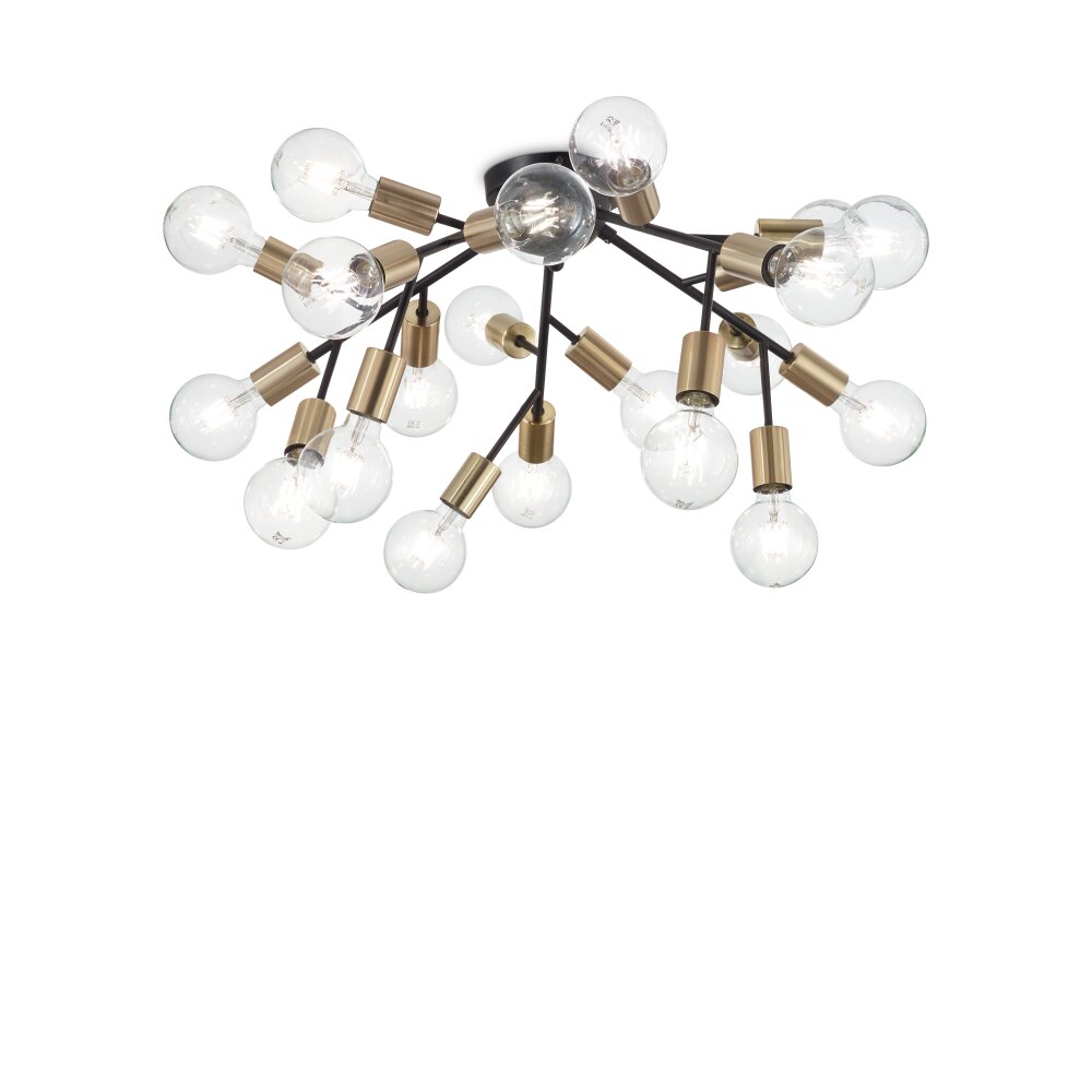 Ideallux SPARK Taklampa Svart, 20-ljuskällor main product photo