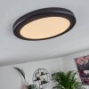 Canditas Taklampa, Panel LED Svart, 1-ljuskällor