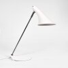 Corralcay Skrivbordslampa, Bordslampa Krom, Vit, 1-ljuskällor