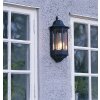 Konstsmide Lampor Pallas Vägglampa Svart, 1-ljuskällor