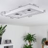 Minichu Taklampa LED Svart, Vit, 1-ljuskällor, Fjärrkontroll