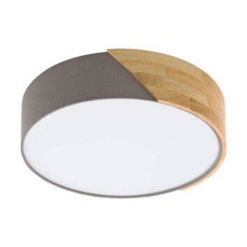 Eglo Lampor GRIMALDINO Taklampa Trä ljus, Taupe, 2-ljuskällor
