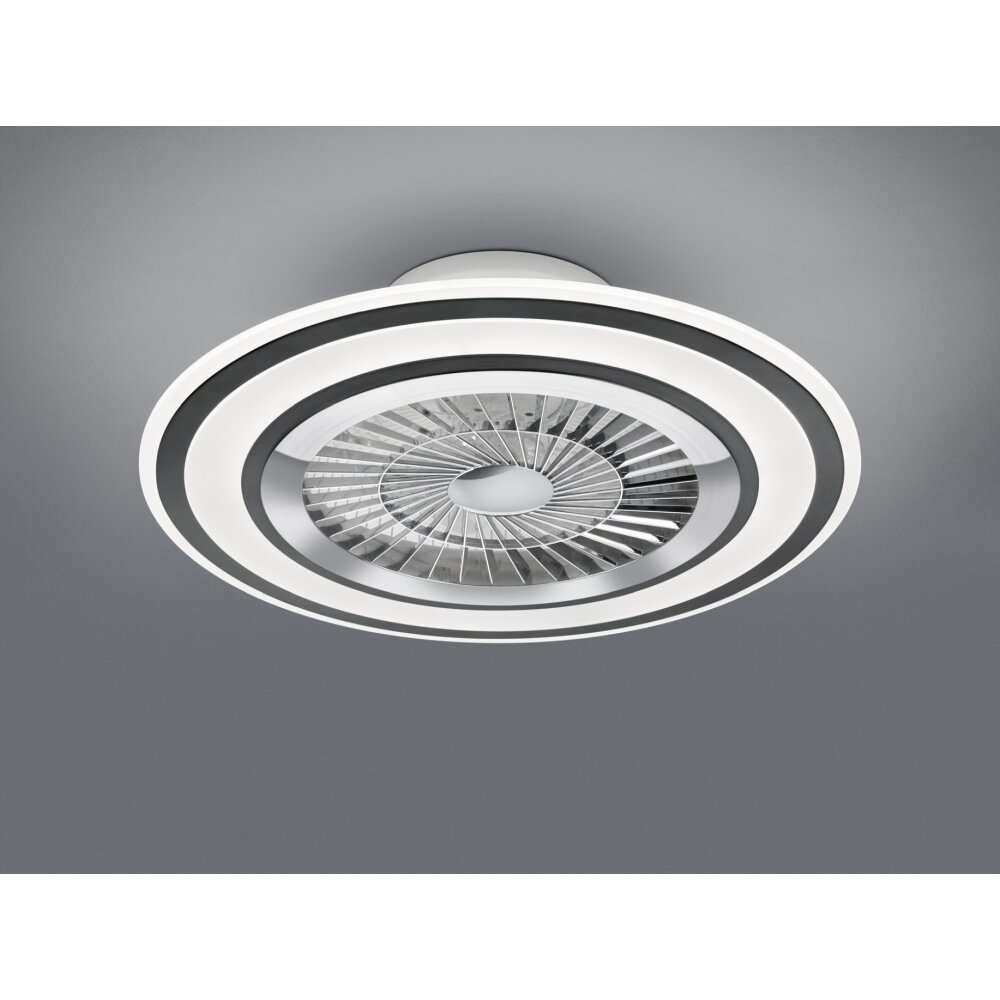 Reality Flaga Takfläkt med belysning LED Svart, 1-ljuskällor, Fjärrkontroll main product photo