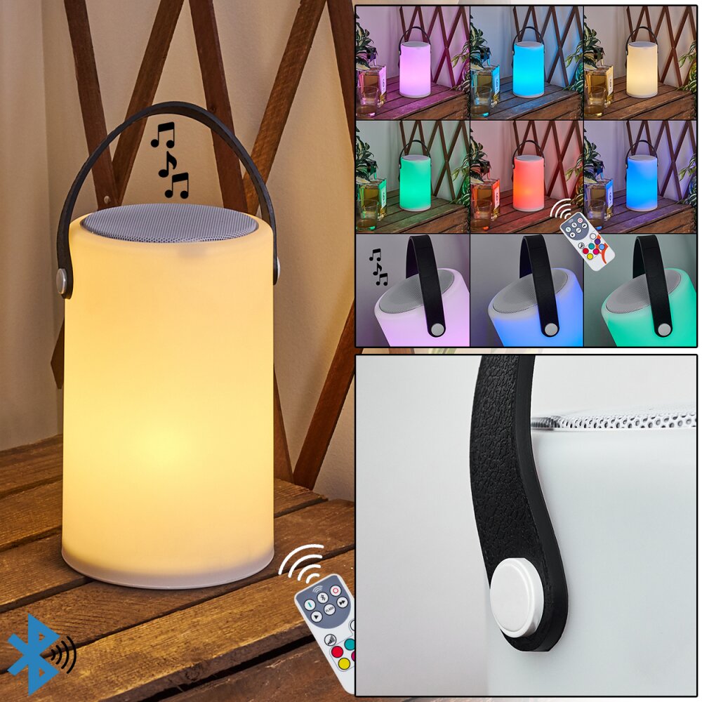 Chilar Bordslampa utomhus LED Svart, Vit, 1-ljuskällor, Fjärrkontroll, Färgväxlare main product photo