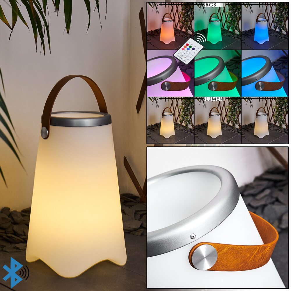 Chilar Bordslampa utomhus LED Brun, Vit, 1-ljuskällor, Fjärrkontroll, Färgväxlare main product photo