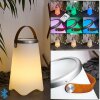 Chilar Bordslampa utomhus LED Brun, Vit, 1-ljuskällor, Fjärrkontroll, Färgväxlare