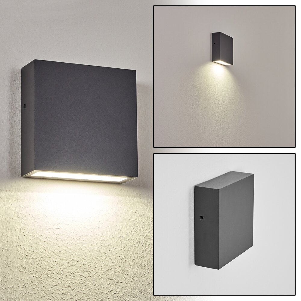 Spidern vägglampa utomhus, Up & Down Lampa LED Antracit, 1-ljuskällor main product photo