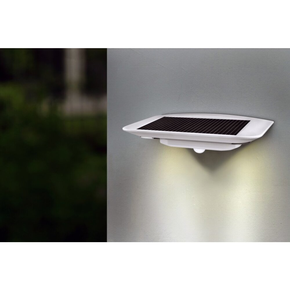 Lutec Lampor SOLAR Husnummer belysning, Vägglampa LED Silver, 1-ljuskällor, Rörelsedetektor main product photo