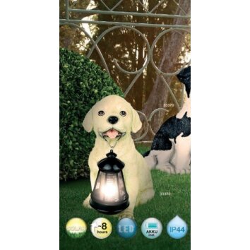 Globo SOLAR dekorativ belysning, Solcellsfigur, Solcellslampa LED färgglada, 1-ljuskällor