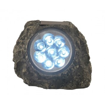 Globo SOLAR dekorativ belysning, Solcellslampa LED Grått, 8-ljuskällor