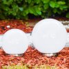 Abrela kullampa LED Färg i rostfritt stål, 2-ljuskällor