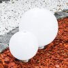 Abrela kullampa LED Färg i rostfritt stål, 2-ljuskällor