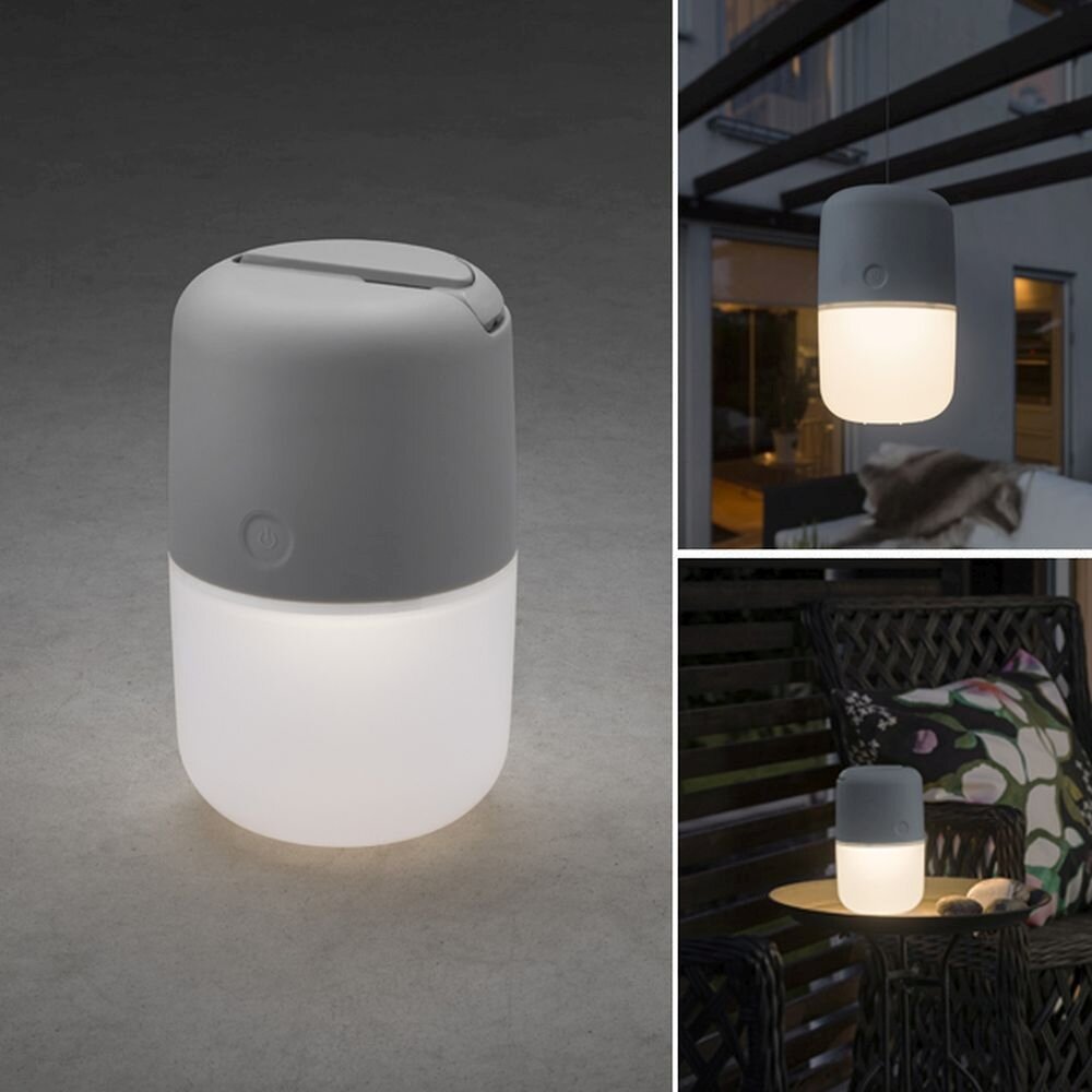 Konstsmide Lampor Assisi Bordslampa LED Grått, 1-ljuskällor main product photo
