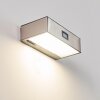 Attu Husnummer belysning, Vägglampa LED Nickel matt, 1-ljuskällor