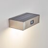 Attu Husnummer belysning, Vägglampa LED Nickel matt, 1-ljuskällor