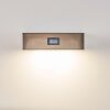 Attu Husnummer belysning, Vägglampa LED Nickel matt, 1-ljuskällor
