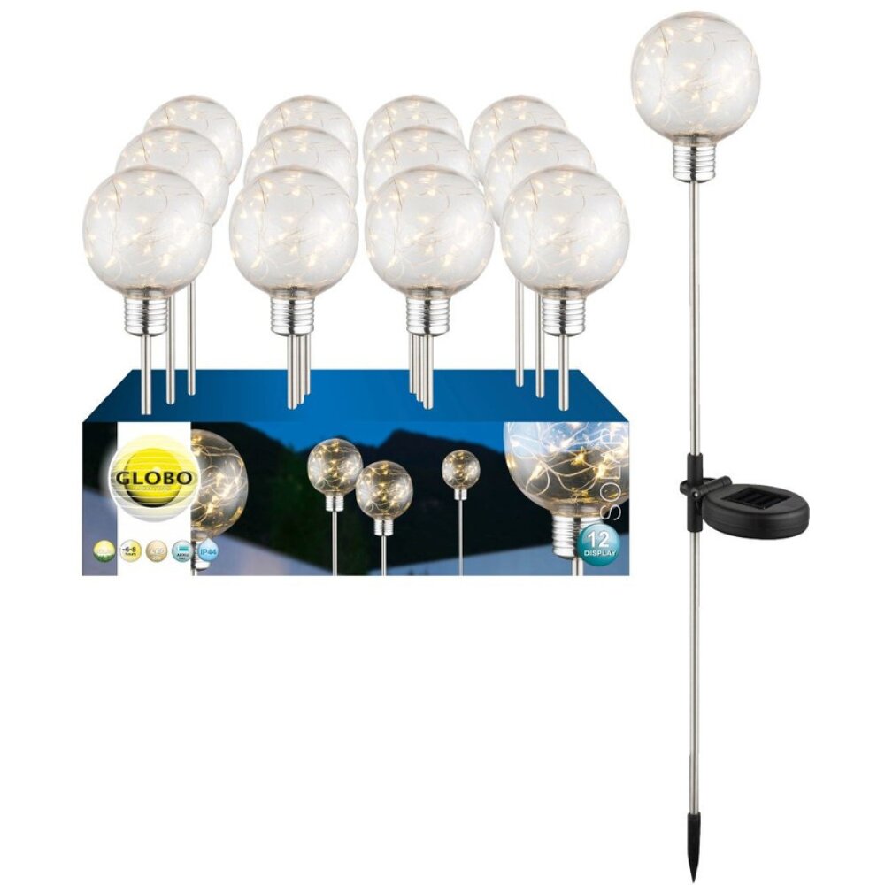 Globo 1 kullampa, gångvägslampa LED Klart, 20-ljuskällor main product photo