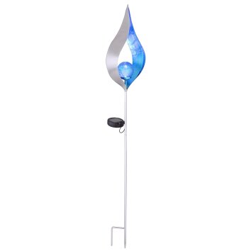 Globo SOLAR dekorativ belysning, Solcellslampa LED Silver, 1-ljuskällor