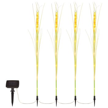 Globo SOLAR dekorativ belysning, Solcellslampa LED Svart, 40-ljuskällor