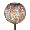 Globo SOLAR dekorativ belysning, kullampa, Solcellslampa LED Silver, 1-ljuskällor