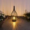 Pasadena dekorativ belysning, Solcellslampa LED Svart, 1-ljuskällor