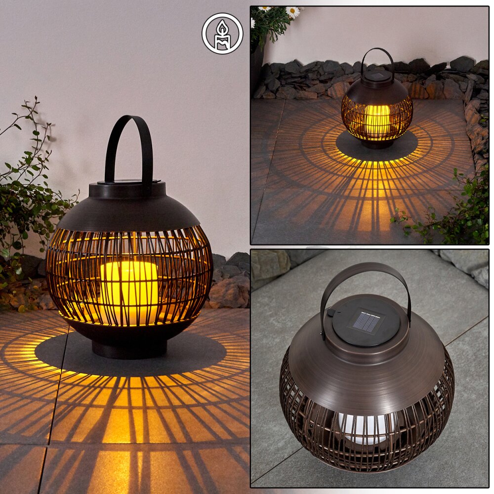 Aosta dekorativ belysning, lykta, Bordslampa LED Brun, 1-ljuskällor main product photo