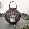 Aosta dekorativ belysning, lykta, Bordslampa LED Brun, 1-ljuskällor