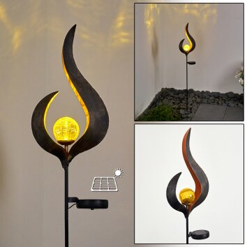 Rovinj dekorativ belysning, Solcellslampa LED Antracit, Kopparfärg, 1-ljuskällor