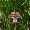 Hangzhou dekorativ belysning, lykta, Solcellslampa LED Rostfärger, Genomskinlig, klar, 1-ljuskällor