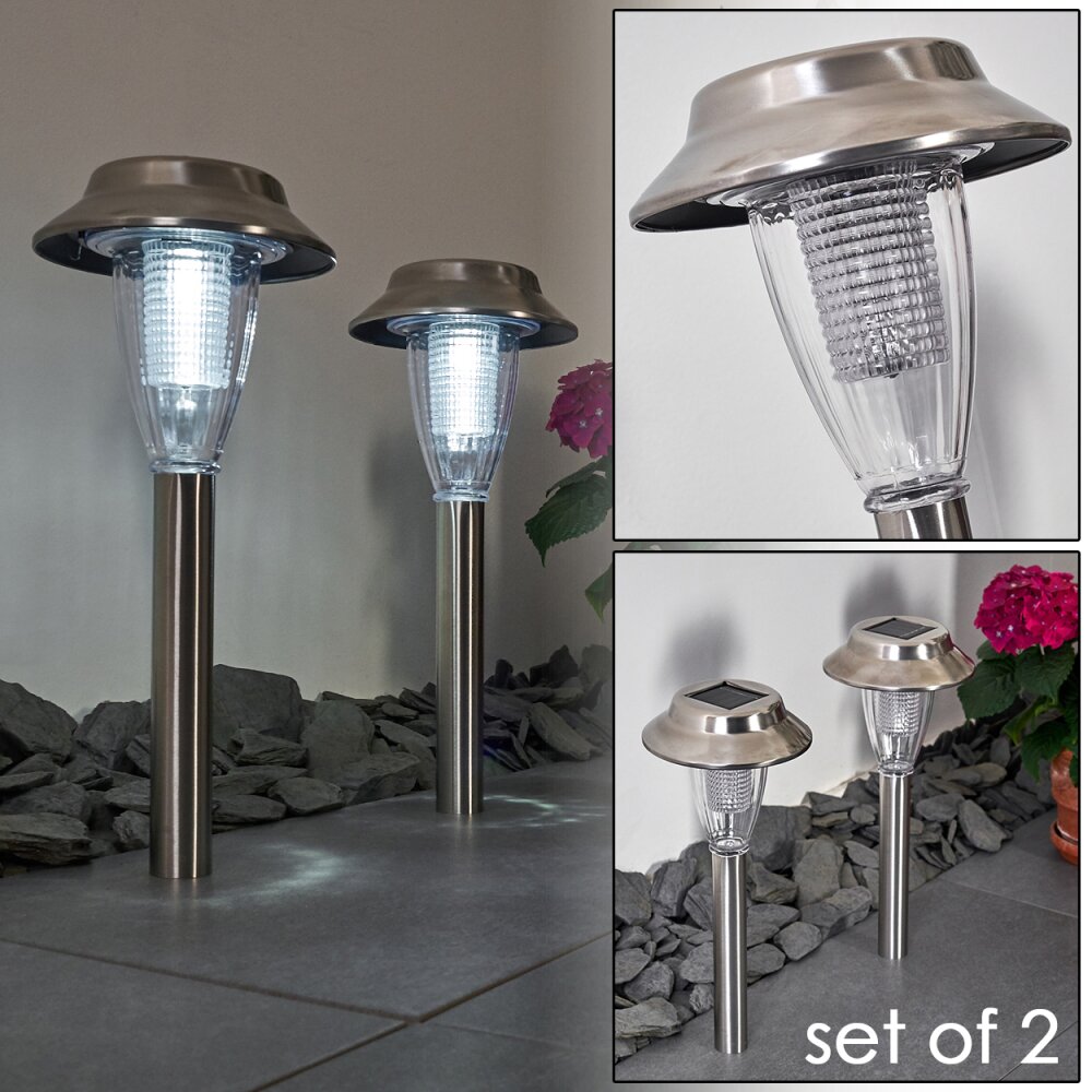 Rovigo gångvägslampa LED Nickel matt, 1-ljuskällor main product photo